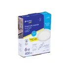 Luminario LED plafón 6W 6500K, ajustable, redondo, VOLTECK 6