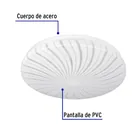 Luminario LED plafón decorativo 8W 6500K, espiral, BASIC 2