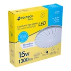 Luminario LED plafón decorativo 15W 6500K, espiral, BASIC 5