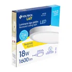 Luminario LED plafón 18W 6500K, redondo, blanco, VOLTECK 5