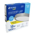 Luminario LED plafón 18W 6500K, redondo, gris, VOLTECK 5