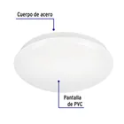 Luminario LED plafón decorativo 18W 6500K, liso, BASIC 2
