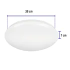 Luminario LED plafón decorativo 22W 6500K, liso, BASIC 3