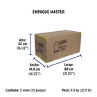 Luminario LED plafón decorativo 22W 6500K, liso, BASIC 8