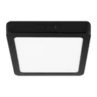 Luminario LED plafón 18W 6500K, cuadrado, negro, VOLTECK 1