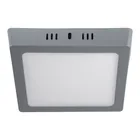 Luminario LED plafón 12W 6500K, cuadrado, gris, VOLTECK 1