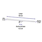 Luminario LED de pared para baño 10W 4000K, lineal, VOLTECK 4