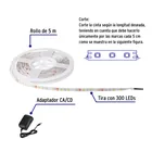 Tira LED 18 W para interior y exterior, 5 m, blanco, VOLTECK 2