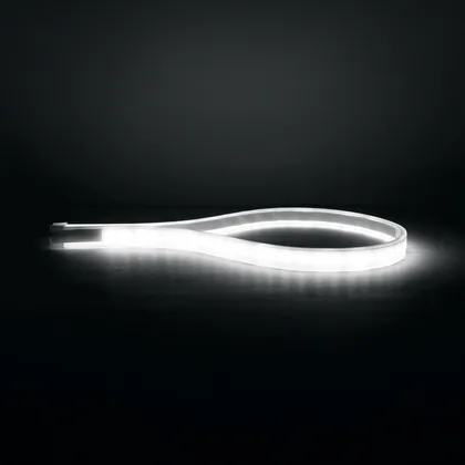 Par de Tiras LED secuenciales para auto 60cm blanco-amarillo