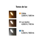 Lámpara de LED 5W cuello flexible para escritorio, VOLTECK 7