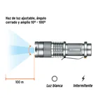 Linterna de aluminio 1 LED de 40 lm con 1 pila AA, TRUPER 7