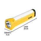 Linterna plástica de LED, 100 lm, recargable, PRETUL 3