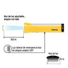 Linterna plástica de LED, 100 lm, recargable, PRETUL 7