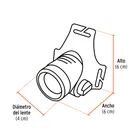 Linterna de minero LED 900 lm, recargable, TRUPER EXPERT 2