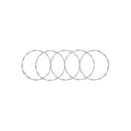Rollo concertina máxima seguridad, 45cm diámetro x 8m, FIERO