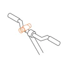 Linterna delantera para bicicleta, 140 lm, recargable 3