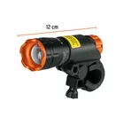 Linterna delantera para bicicleta, 140 lm, recargable 4