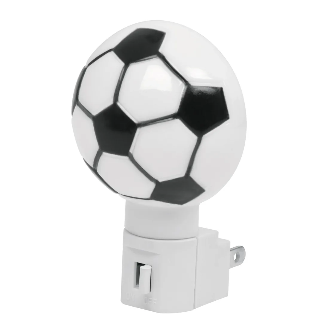 Luz de noche con lámpara E12, balón soccer, VOLTECK