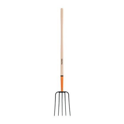 Bieldo para paja, 5 dientes, mango largo 48', TRUPER