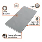 Lona de polietileno reforzada 2 x 3 m, gris, 180g/m2, TRUPER 2