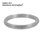 Rollo de 1 kg alambre galvanizado, calibre 14.5, FIERO 3