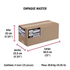 Rollo de 1 kg alambre galvanizado, calibre 14.5, FIERO 5