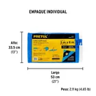 Lona de polietileno 3 x 6 m, azul, 110 g/m2, PRETUL 4