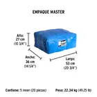 Lona de polietileno 3 x 3 m, azul, 110 g/m2, PRETUL 6