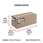 Rollo de 1 kg alambre galvanizado, calibre 18, FIERO 5