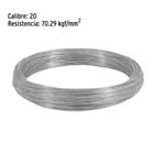 Rollo de 1 kg alambre galvanizado, calibre 20, FIERO 3