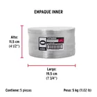 Rollo de 1 kg alambre galvanizado, calibre 20, FIERO 4