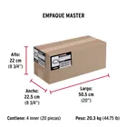 Rollo de 1 kg alambre galvanizado, calibre 20, FIERO 5