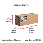 Rollo de 1 kg alambre galvanizado, calibre 22, FIERO 5