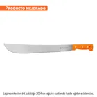Machete estándar 18' cacha naranja remachada, TRUPER 1