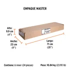 Machete estándar 18' cacha naranja remachada, TRUPER 4