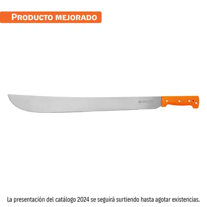 Machete estándar 22' cacha naranja remachada, TRUPER