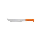 Machete rambo 12',cacha remachada naranja, con funda, TRUPER 1