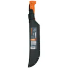 Machete rambo 12',cacha remachada naranja, con funda, TRUPER 4