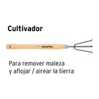 Cultivador para jardín, mango de 12-1/4', TRUPER 4