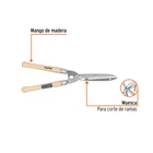 Tijera para poda 53 cm, ligera, mangos de madera, TRUPER 2