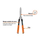 Tijera para poda 56 cm, ligera, mangos tubulares, TRUPER 2
