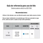 Desbrozadora eléctrica 550 W mango 'D', 13' corte, TRUPER 3