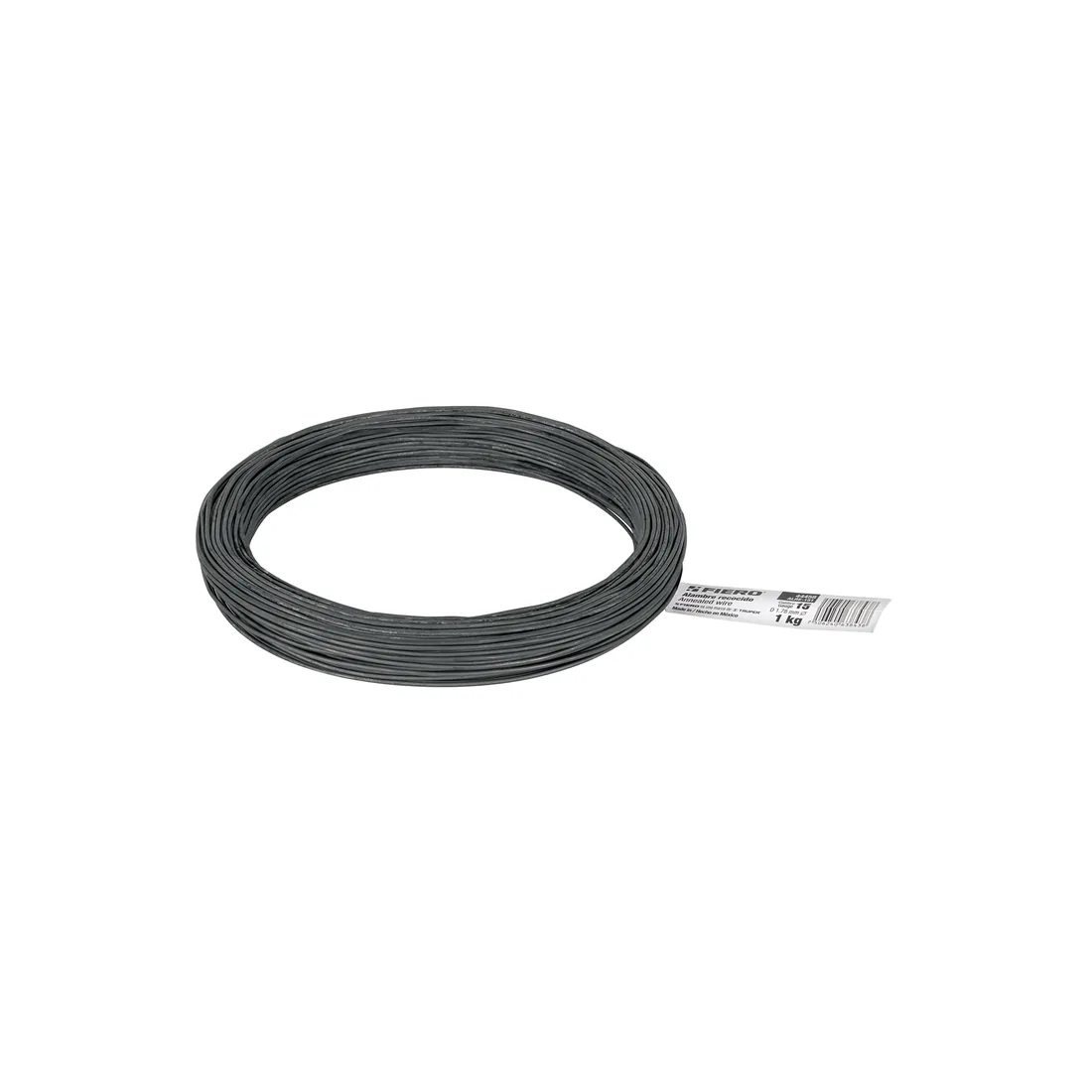 Kilo de alambre recocido calibre 15 en rollo de 1 kg, FIERO
