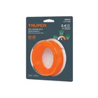 Hilo redondo, para desbrozadora, 2.4mm x 12m, tarjeta,TRUPER 1