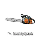 Motosierra 50 cc a gasolina con barra de 16', TRUPER 1