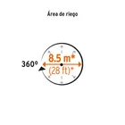 Aspersor base metálica, con aspas de aluminio, TRUPER 4
