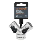 Conector 'Y' 3/4' metálico para manguera, TRUPER 3