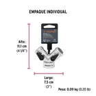 Conector 'Y' 3/4' metálico para manguera, TRUPER 4