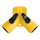 Conector 'Y' 3/4' plástico para manguera, PRETUL 1