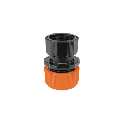 Conector 1/2' hembra de ABS con tuerca de ajuste manual